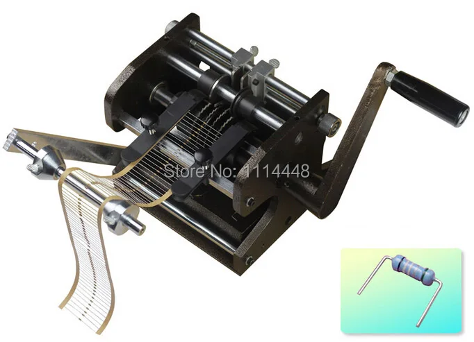 Manual U type Resistor Axial Lead Bend Cut Form Making Machine