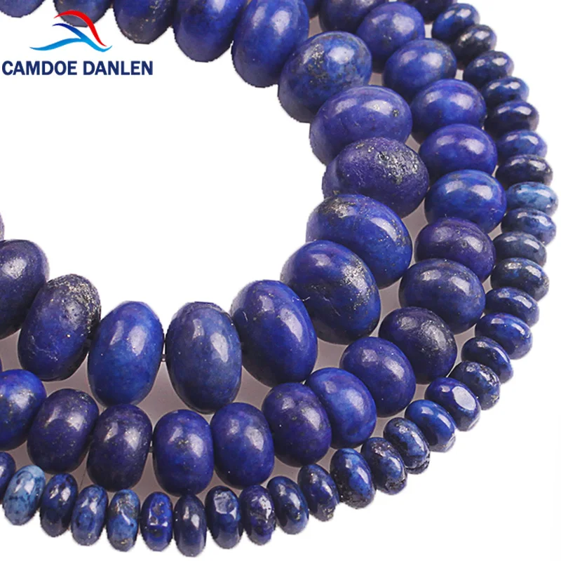 

Natural Stone Lapis lazuli Abacus Spacer Beads 4 6 8mm DIY Handmade Findings Bracelets Necklace Jewelry Making Accessories