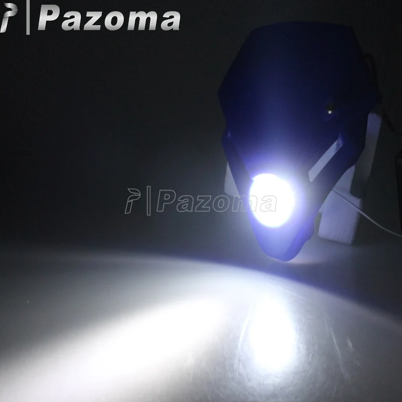 LED Headlight Fairing For Gasgas TXT Pro EC EXC 250 280 300 450 Trial Racing Kawasaki Yamaha GSX ZXR CBR CBF Dirt Bike Headlamp