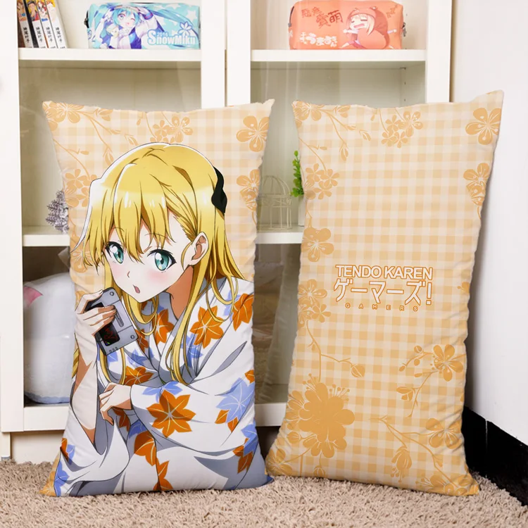 Anime Cartoon Gamers Tendo Karen Hugging ectangle Pillow Case Pillow Cover Pilllowcase  Cushion Gift