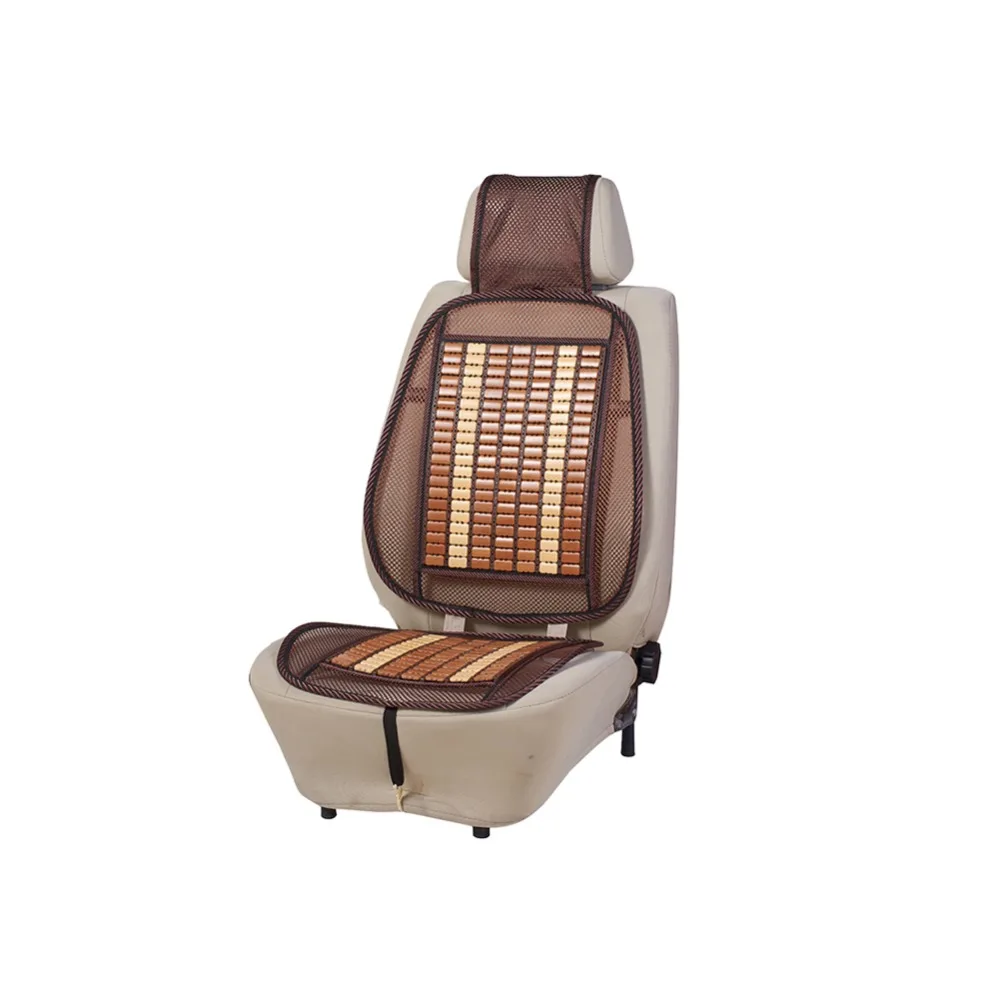 Car Seat Covers Natural  Bamboo Massage Seat Cover Cool Cushion For Auto Truck & Office Chair Seat Cover