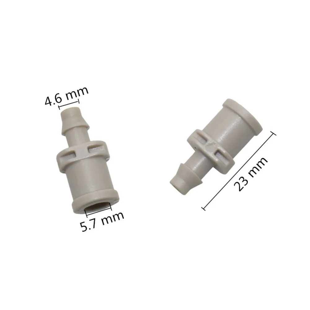 Female 6 mm Barb Connector Agriculture Greenhouse Drip Irrigation 6 mm Mist Spray Nozzle Barb Connector 20 Pcs