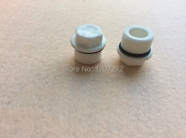 

Free Shipping 50pcs/lot PPR Pipe Plugs 3/4" BSP Male Thread Pipe Fitting End Cap Plug