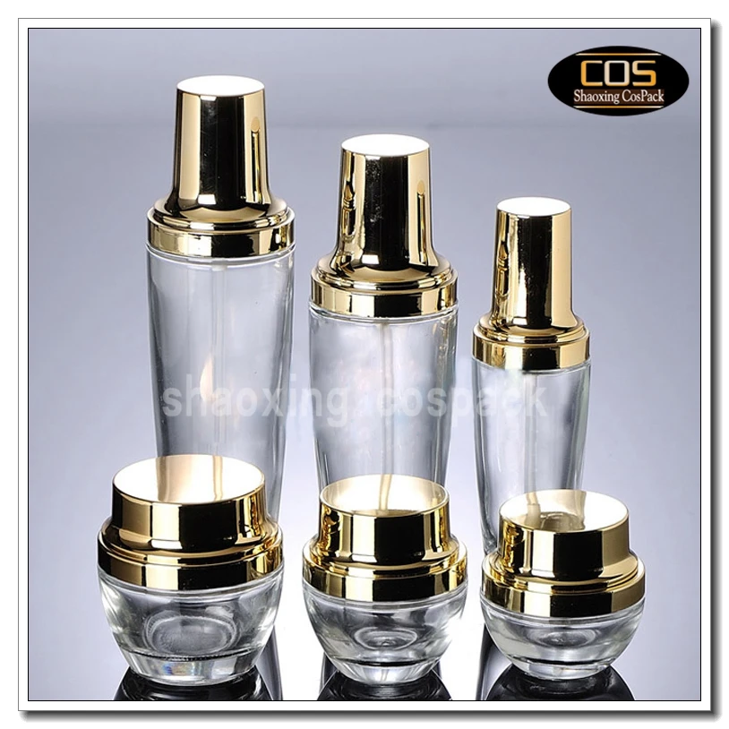 

JGX40-20ml clear empty glass cream jars, empty cosmetic glass jar suppliers, clear glass containers cosmetic packaging