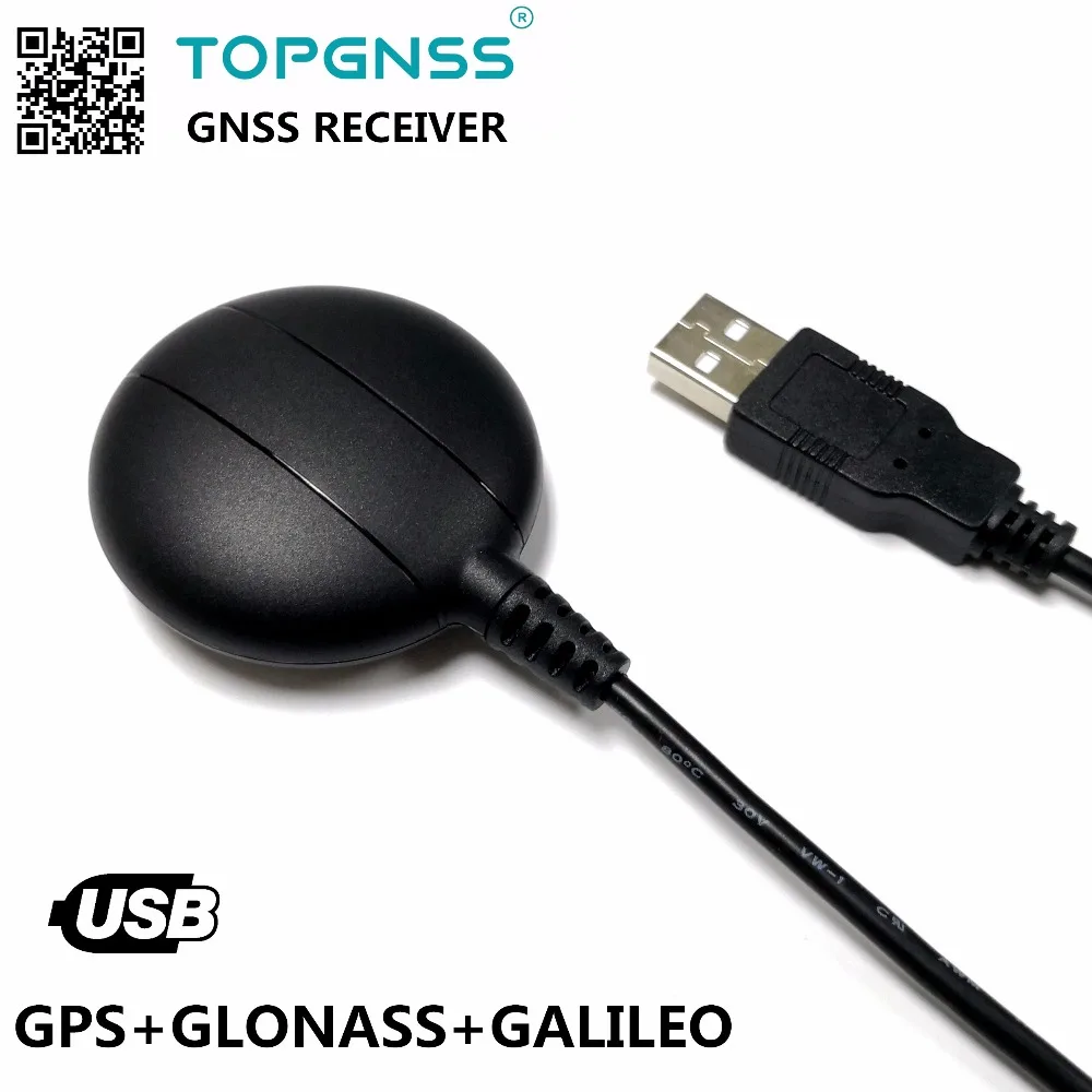 TOPGNSS Industrial application USB GPS GLONASS GALILEO Receiver module antenna GN800 USB GNSS GPS GLONASS GALILEO receiver