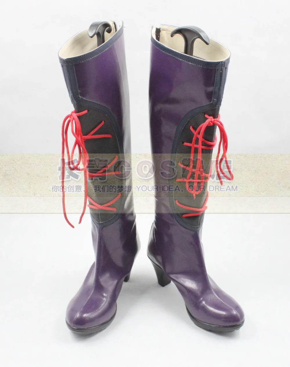 Cupid Love Kiss Angelique Girls Long Cosplay Shoes Boots C006