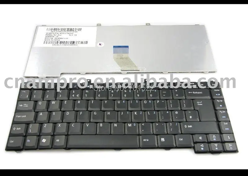 

New AZERTY Laptop Keyboard for Acer Aspire 4230 4530 4730 5530 5930 6920 6935 Glossy Black French FR Version - NSK-H380F