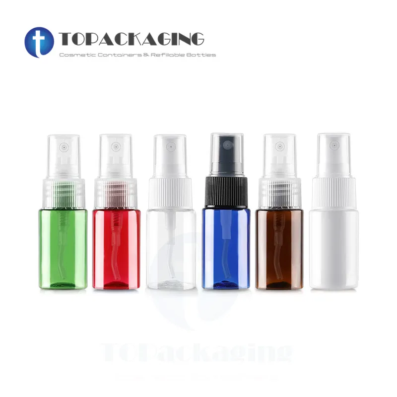 

50PCS/LOT-10ML Spray Bottle,Small Plastic Cosmetic Perfume Container With Mist Atomizer,Empty Makeup Sub-bottling