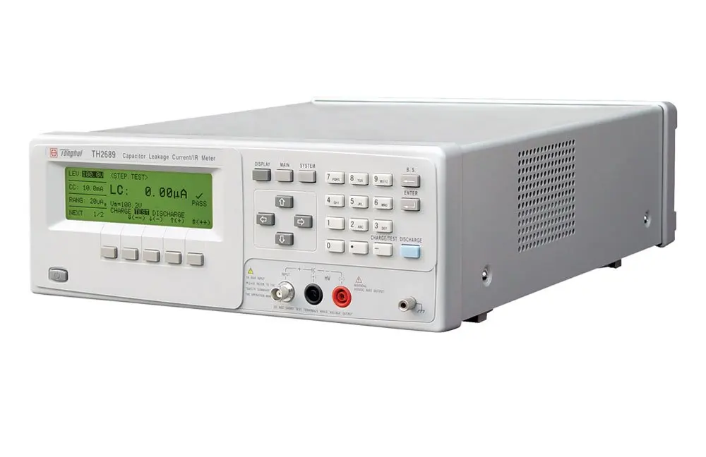 Schnelle ankunft TH2689 elektrolytischen kapazität leckstrom isolierung widerstand tester LC (0-20mA), IR (0,01 K-99,99G ohm)