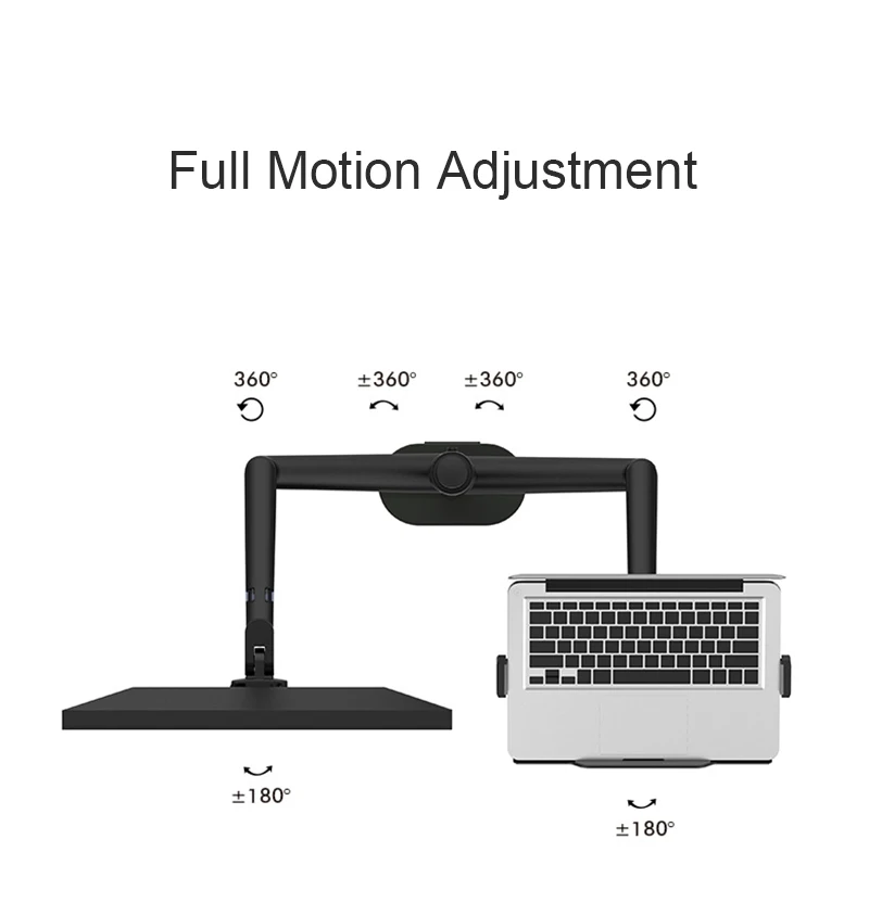 Imagem -04 - Altura de Alumínio Ajustável Desktop Braço Duplo 17-32 Polegada Monitor Titular Mais 1217 Polegada Portátil Suporte Braço de Montagem em Movimento Completo Ol3l