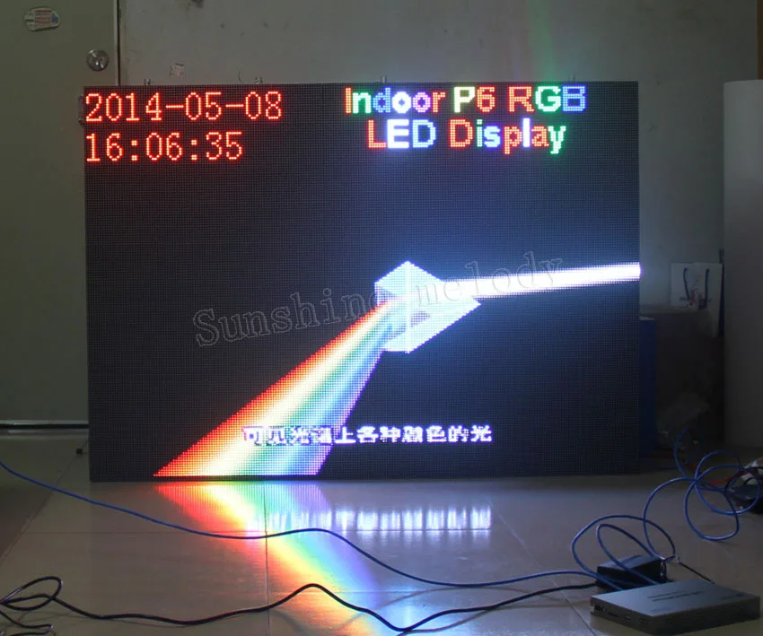 P6 Smd Indoor Full Color Led Display Module, Smd 3in1 Rgb P6 *** Led Display Video Module, constant Rijden 1/8 Scan,192*96Mm