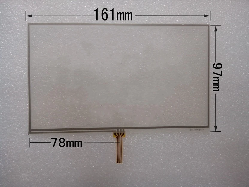 New 7 Inch 4 Wire Resistive Touch Screen Panel Digitizer 162x97mm