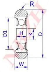 608Z Diameter of 8 diameter 30 thick wide 9mm package plastic plastic bearing pulley windows small wheel nylon POM pulley