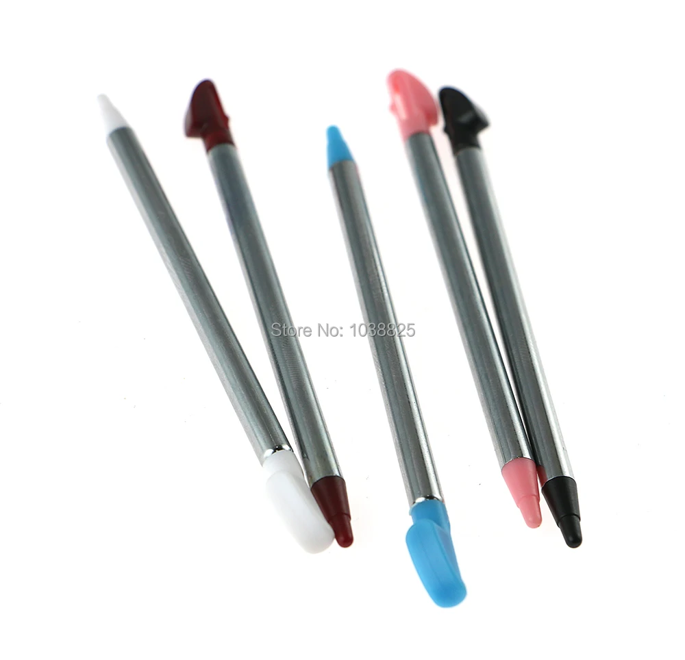 

100pcs/lot Metal Stylus Touch Screen Pen For 3DS XL 3DS LL Metal Retractable Stylus Touch Pen