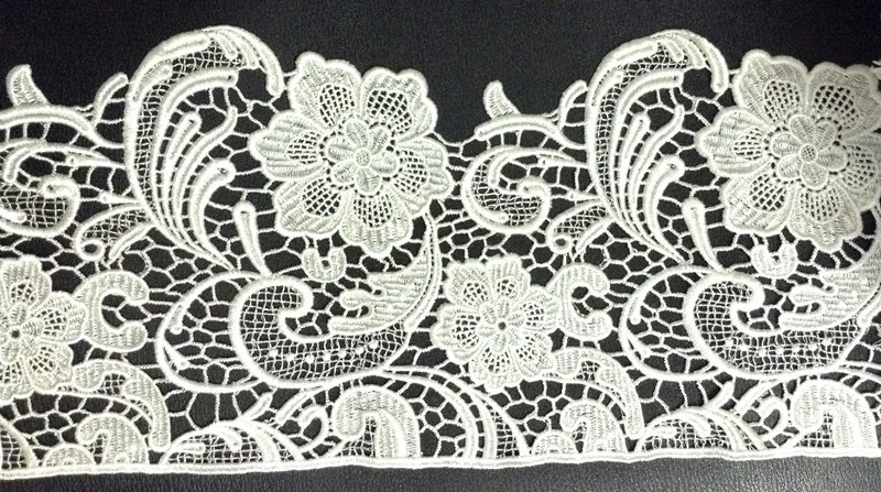 18.7cm wide embroidery big lace,100%polyester top quality,classic image, breaking low price,free shipping,0916B