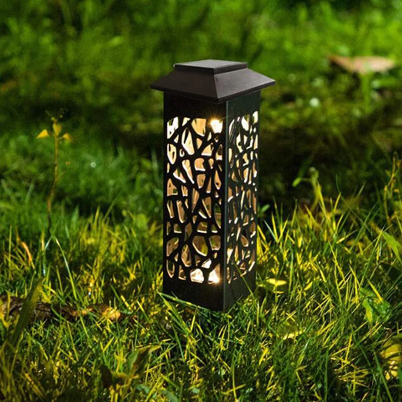 

LED solar light Solar Energy Lawn Lamp Garden Courtyard Landscape Light Waterproof Path Spot Lamp Hollow-Out LED Street Light