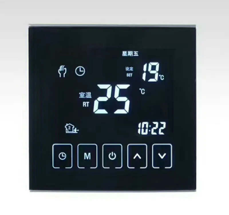 

Floor Heating Thermostat Touch Screen Heating LCD Thermostat Programmable Controlling Temperature Heating Tool 16A