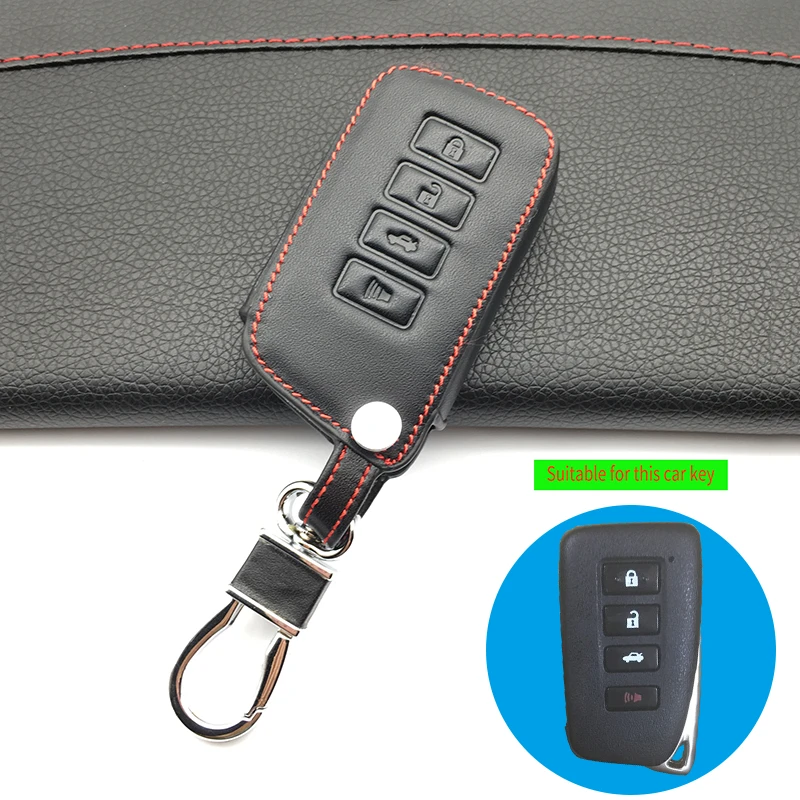 4 Button car key case car-covers For Lexus ES350 IS250 GS350 GS450h RC350 NX200T NX300h LX570 Key cases protect shell Car wallet