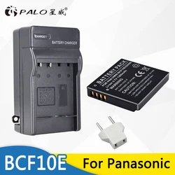 Bateria + ładowarka dla Panasonic Lumix aparat CGA-S/106B CGA-S/106C CGA-S/106D S009 DE-A59B DE-A60B DMW-BCF10E DMW BCF10E DMC-F2