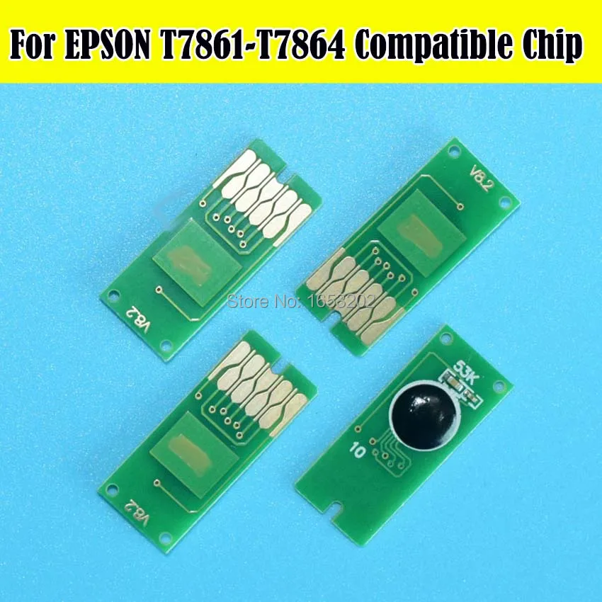 

Одноразовые чипы 786XXL для перезаправляемых чернильных картриджей EPSON WorkForce Pro WF-4630, 4640, 5110, 5190, 5620, 5690, T7861