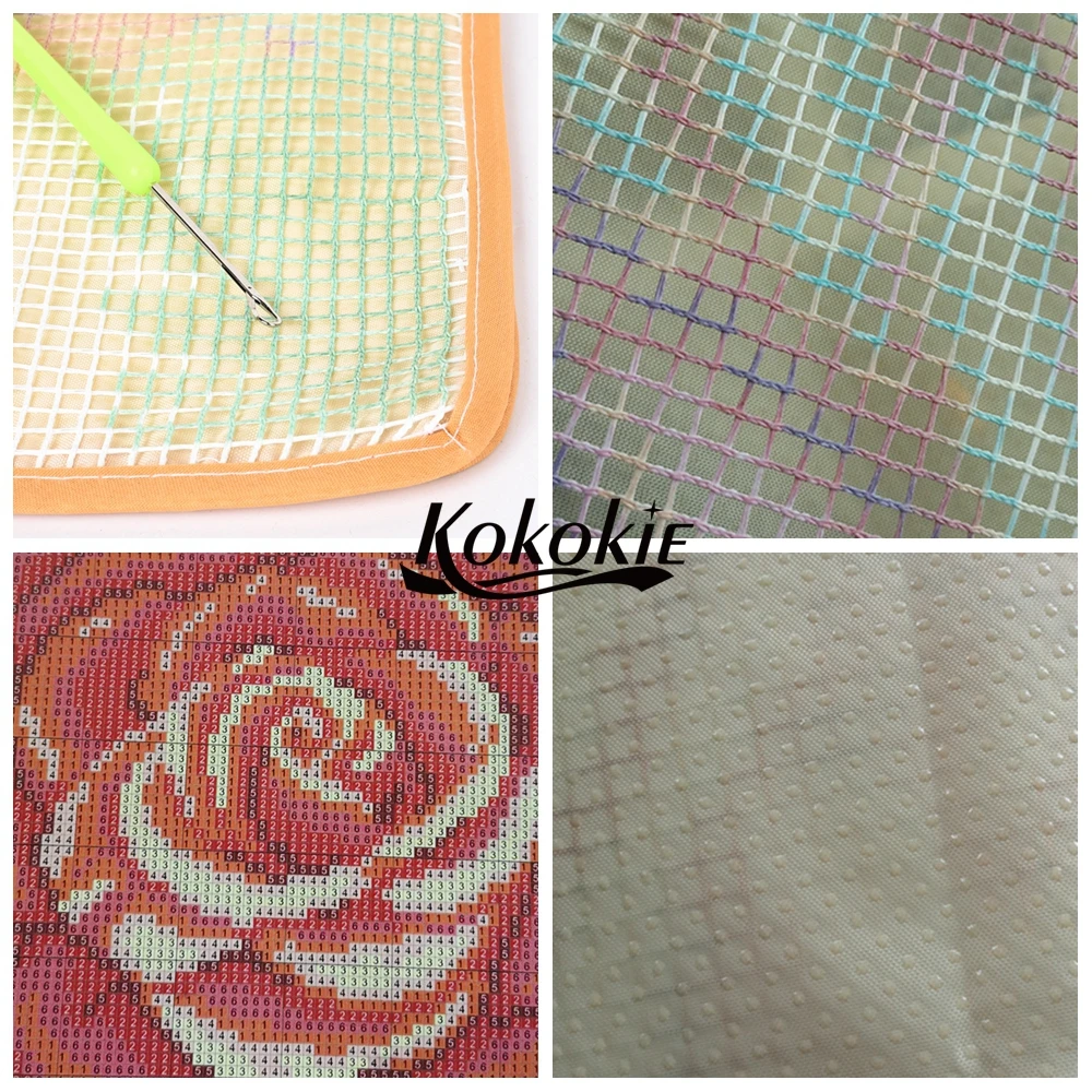 latch hook kit rug canvas animal printing vloerklee latch hook tapestry kits crochet tapis diy carpet embroidery accessories