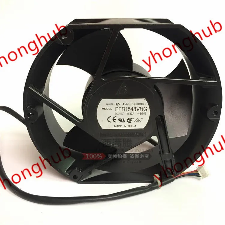 

Delta Electronics EFB1548VHG Server Cooling Fan DC 48V 0.83A 172x172x51mm 4-Wire