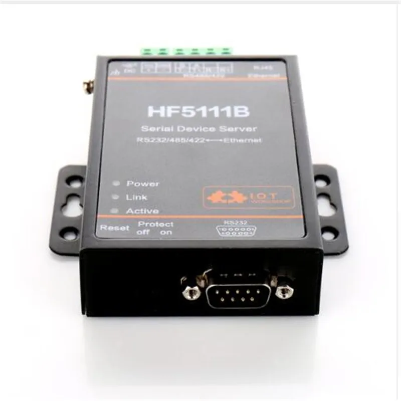 

Wifimodule 5111B RJ45 RS232/485/422 Serial To Ethernet Free RTOS Serial 1 Port Server Converter Device Industrial Connector Unit