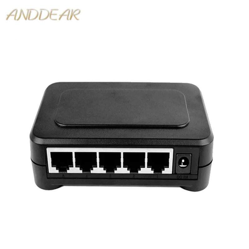 OEM factory Outlet di Marca 5 Port Switch Gigabit Ethernet a basso costo switch di rete 10/100/1000 mbps US EU spina interruttore lan combo