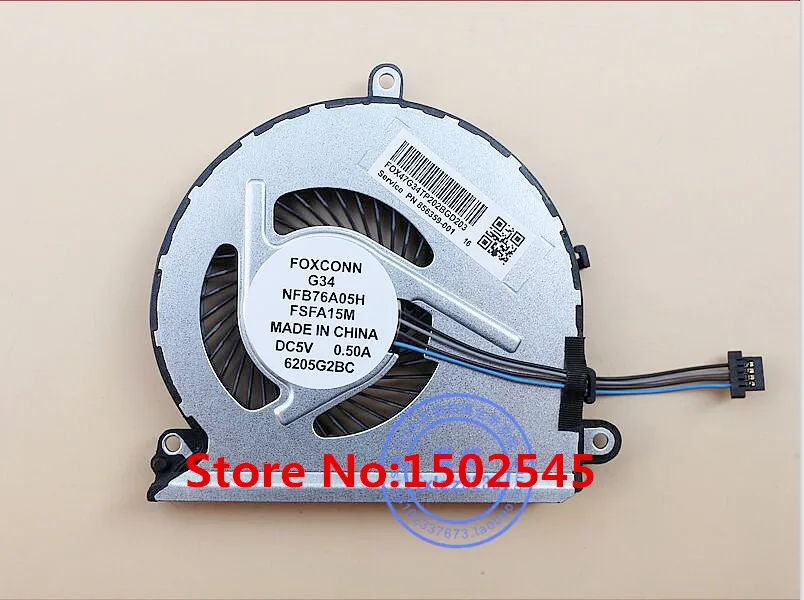 Genuine New Original Laptop CPU Cooling Fan For HP 15-AU 15-AU023cl 15-AU097CL 15-AU023CL Fan 856359-001