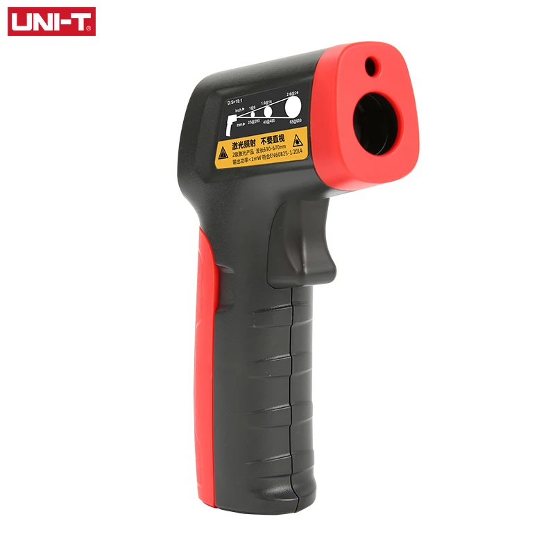 UNI-T Digital Infrared Thermometer UT300A+ Non-contact Temperature Gun MAX 400 Centigrade LCD display IR Laser Thermometer