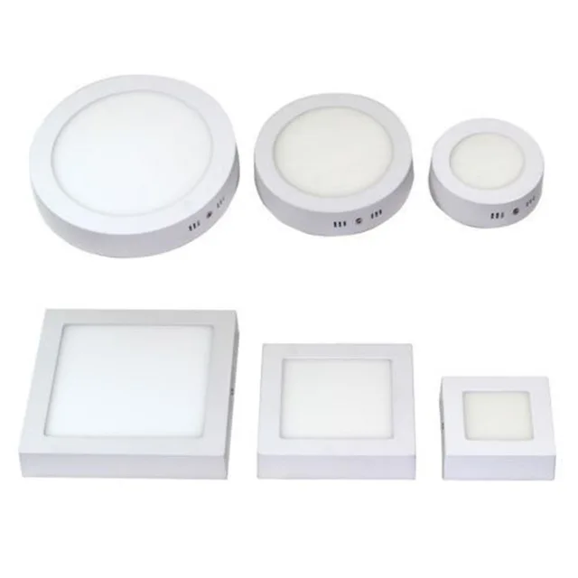 9W 15W 25W Round/Square Dimmable LED Surface Mounted Ceiling Light SMD 2835 Panel Light For Home BathRoom kitchen illumination