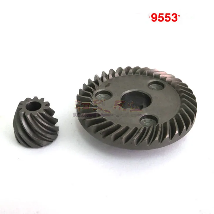 Espiral Bevel Gear Set Substituição para Makita, Angle Grinder Peças, Ferramentas elétricas, 9553, 9555, 9556, 9553NB, 9555NB, 9556NB