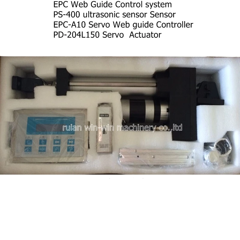 

EPC Web Guide Control system PS-400 ultrasonic sensor Sensor EPC-A10 Servo Web guide Controller PD-204L150 Servo Actuator