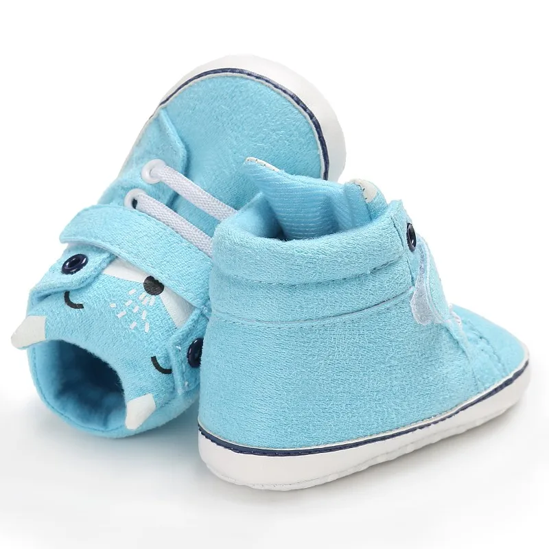 Infant Baby Shoes Children Kids Boys Girls Animal Style Casual Cotton Shoes High Heel 1-3 Year