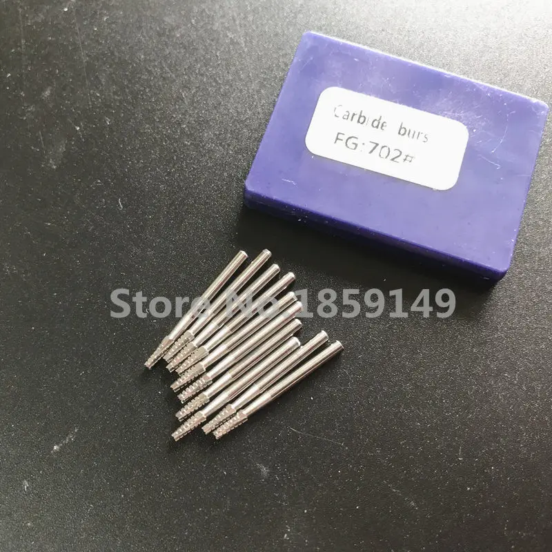 10 Stks/doos Dental Burs Hoge Snelheid Tandheelkundige Product Tandheelkundige Lab Carbide Burs FG-700 # / 701 # / 702 #