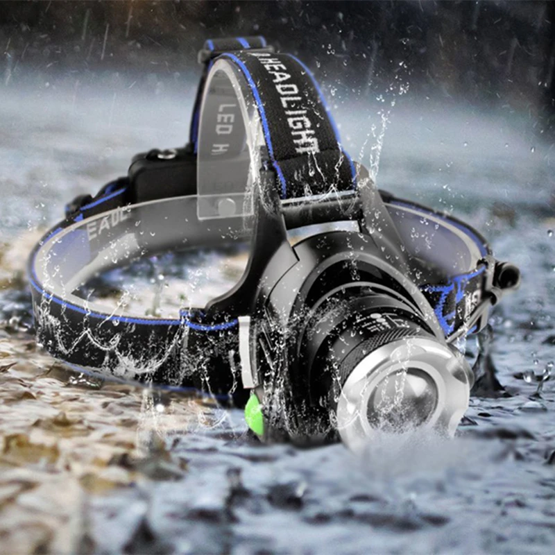 

CHICLITS LED Waterproof Headlamp Outdoor HeadLight Head-mount flashlight Hunting Fishing Camping Night Run Head Torch nitecore