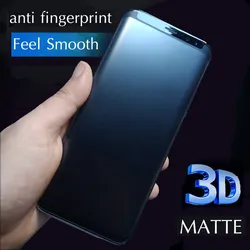 3D 9H Matte Tempered Glass For Samsung Galaxy S8 Plus S9 Plus Note 10 Plus Screen Protector Film Anti Fingerprint