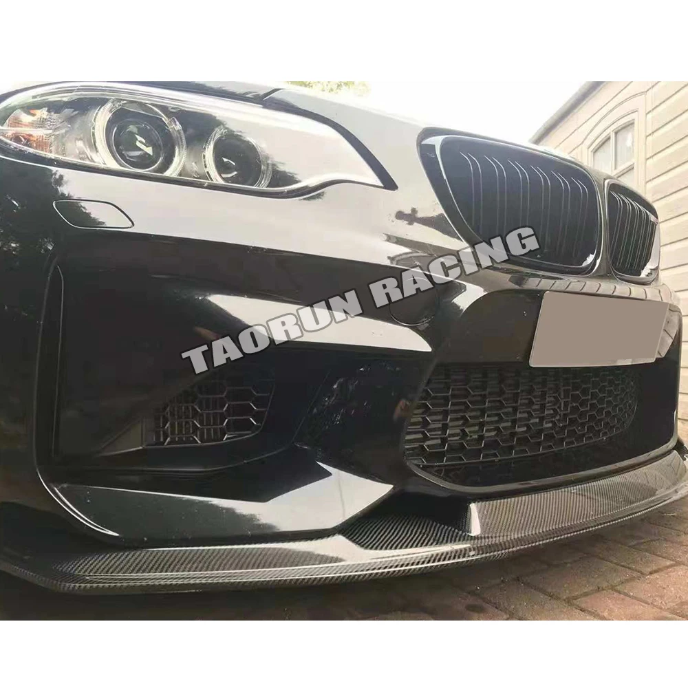 M2 Carbon Fiber Front Bumper Chin Lip for BMW F87 M2 2016 up ( Not Fit Competition )