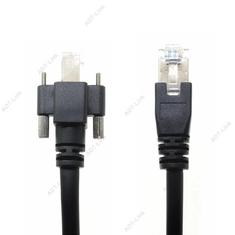 

GIGE Cable Gigabit Ethernet Industrial Digital Camera Cables RJ45 Up Down Screws locking For Dalsa Genie-Nano JAI Camera