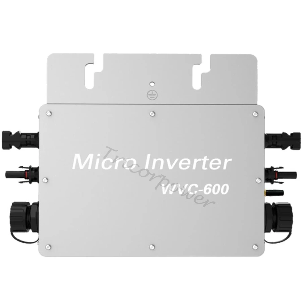 Micro Solar Inverter 600W 700W On Grid DC 22-60V to AC for Solar Energy System MPPT IP65 PV Converter Wi-Fi Transmission