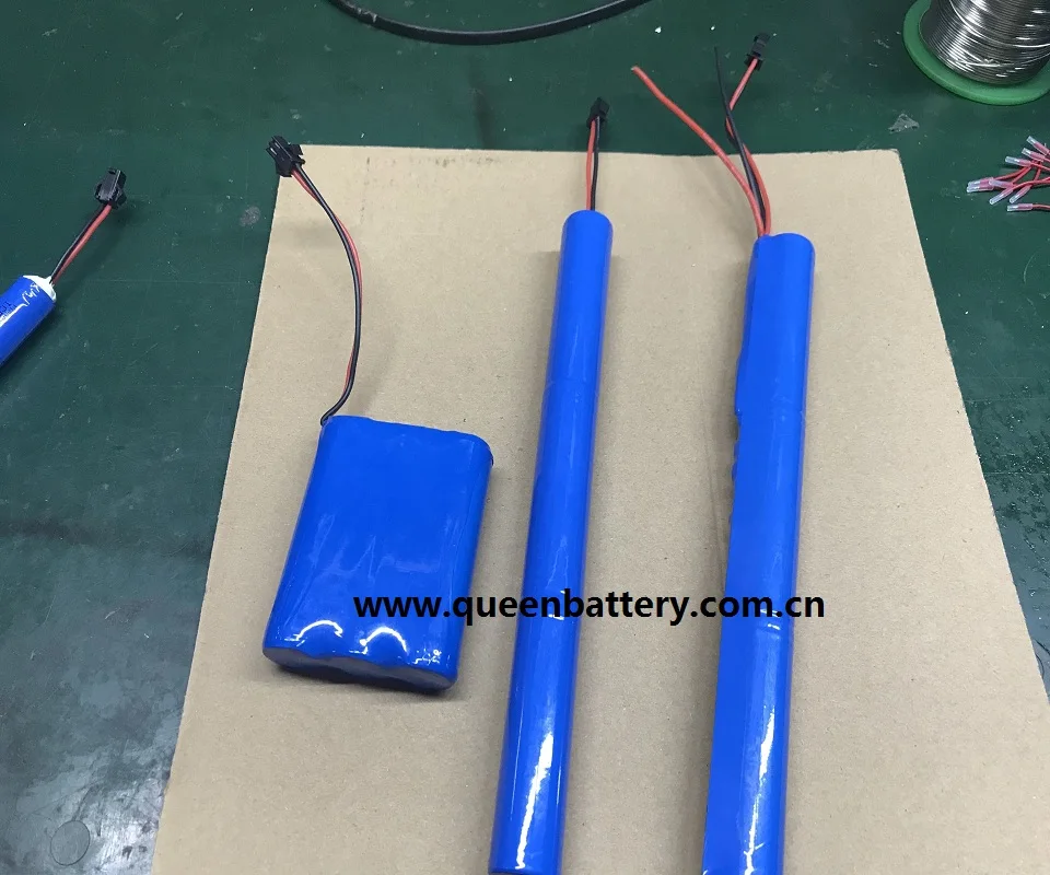 3S1P 10.8V 11.1V 14500 for QB14500 14500p 800mah battery pack with PCB(3-8A) with SM connector for electric curtain