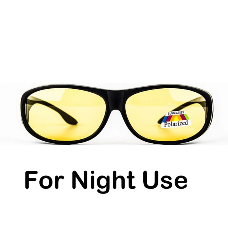 Stgrt Night Sunglasses Fit Over Driving Polarized Sunglasses Block High Beam Light Wear On Prescription Glasses