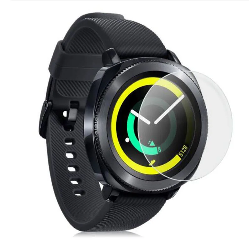 

Ультратонкое прозрачное закаленное стекло, Защитная пленка для Samsung Gear Sport SM-R600, защитное покрытие для экрана дисплея умных часов