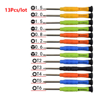 13 in 1 Precision Screwdriver Set  for iPhone 8 X 7 6 6S 5 4 Samsung  iPad HTC Cell Phone Tablet PC Repair Hand Tool