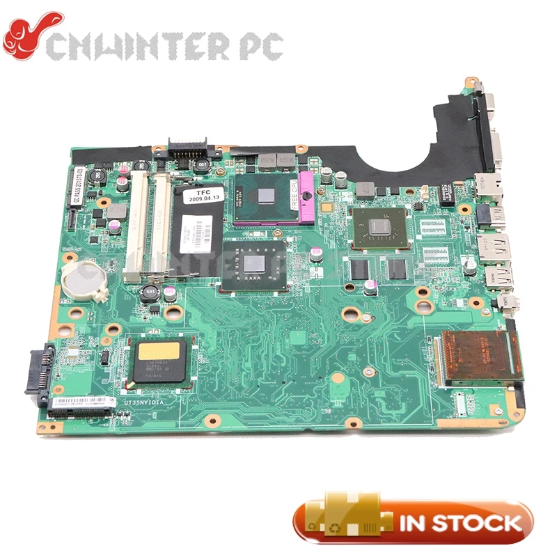 NOKOTION For HP Pavilion DV6 DV6-1000 Laptop Motherboard PM45 DDR2 GeForce 9200M GPU Free CPU 511864-001 DA0UT3MB8D0