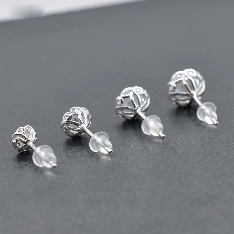 200pcs Silicon Earring Back Plug Cap Earring backs Lifters Earring Backs Hooks Stoppers Ear Post Nuts DIY Findings Accessories