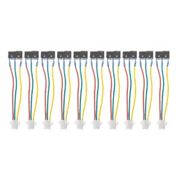 10pcs Gas Water Heater Micro Switch Three Wires Small On-off Control Without Splinter