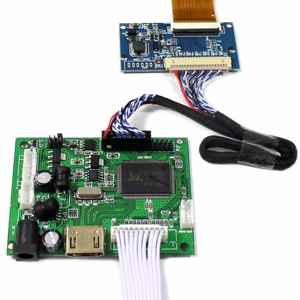 Placa controladora lcd hd mi com tela de 1024x600, 10 polegadas