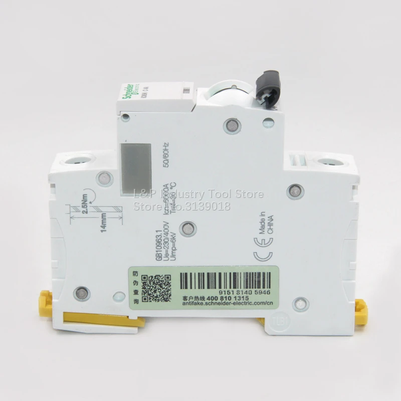 Minidisyuntor MCB Acti9 tipo C Original, buena calidad, IC65N 1P C4A A9F18104, novedad, 100%