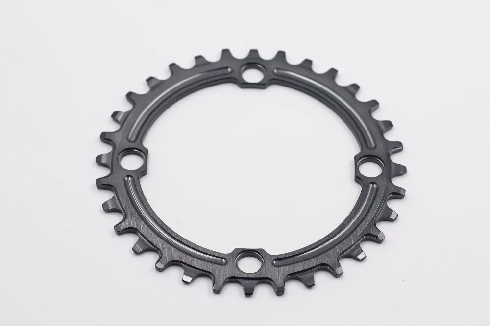 bike crankset single plate refitting of plus or minus 7075 104BCD 32t black